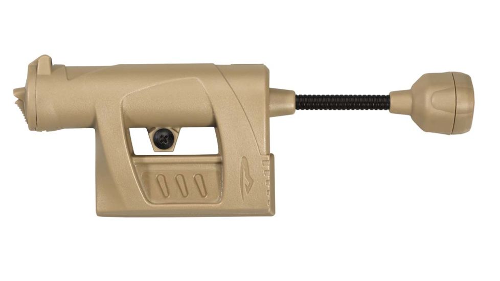 Princeton Tec Charge MPLS 55 Lumen Head Light, Tan w/ White and Blue LED C-4-TAN