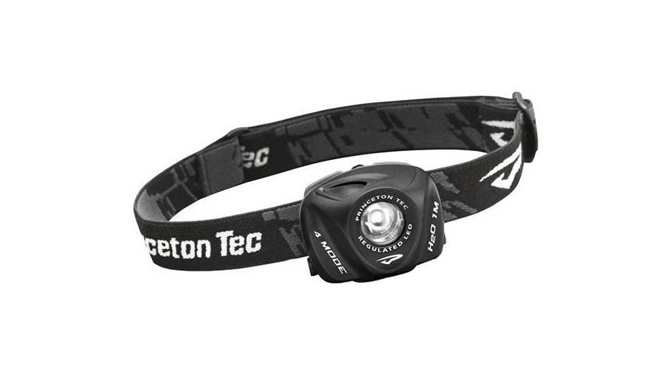Princeton Tec EOS Headlamp, Black, 105 Lumens, w/White LEDs EOS105-BK