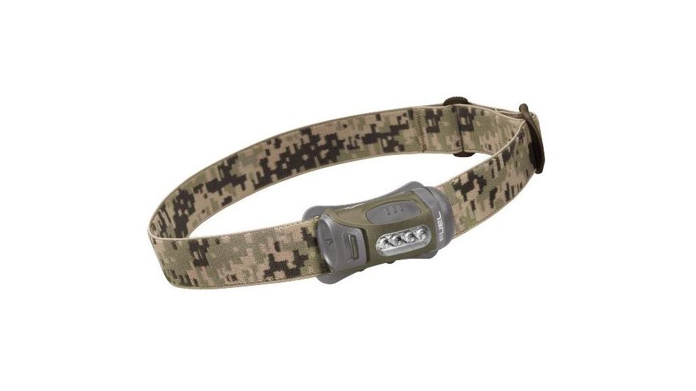 Princeton Tec Fuel4 Headlamp, 4 LEDs, OD Green &amp; Charcoal Body FUEL4-OD