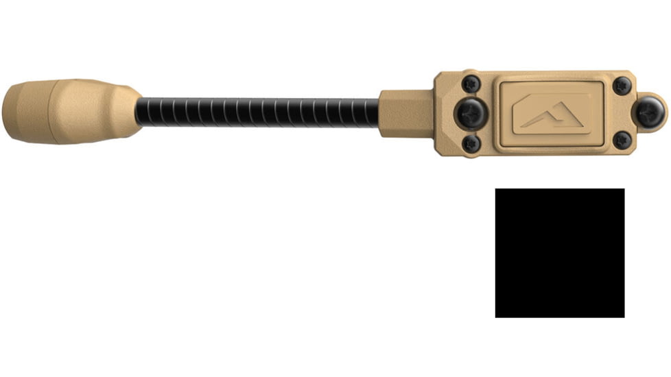 Princeton Tec Gentex Railink Flashlights, Red/IR Bulb, 6 Lumens, Black, MPLS-GEN-BK