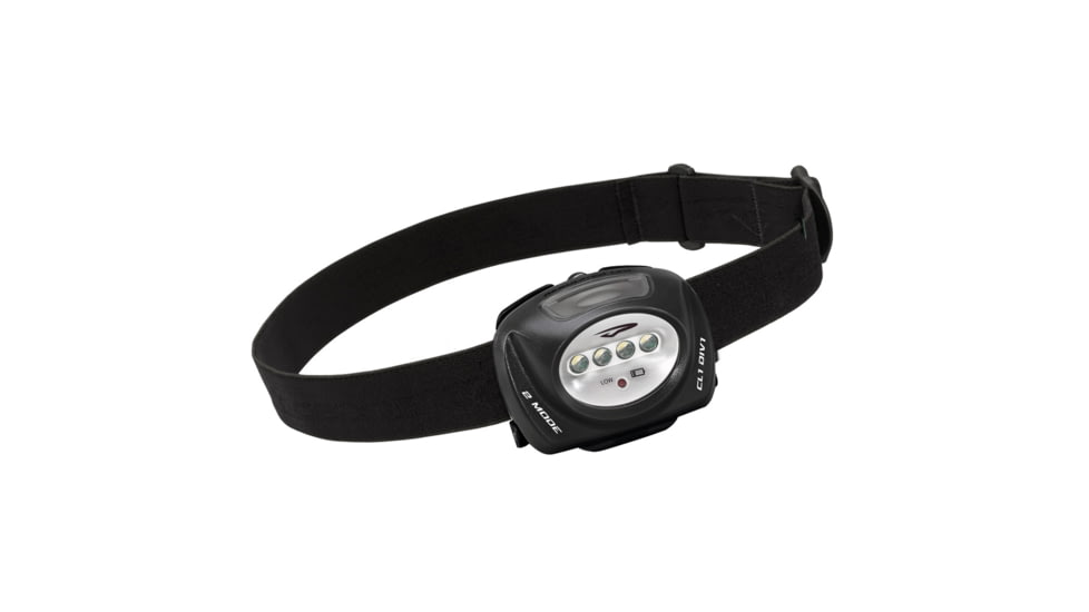 Princeton Tec QUAD II Intrinsically Safe Headlamp, 78 Lumens, Black, Quad-II