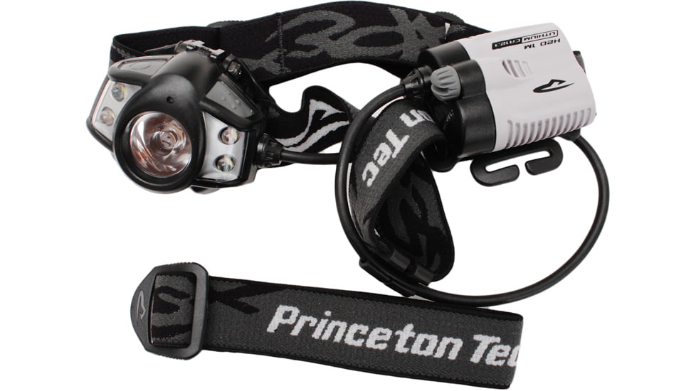 Princeton Tec LED Headlamp, Apex, White LED, Black 186612