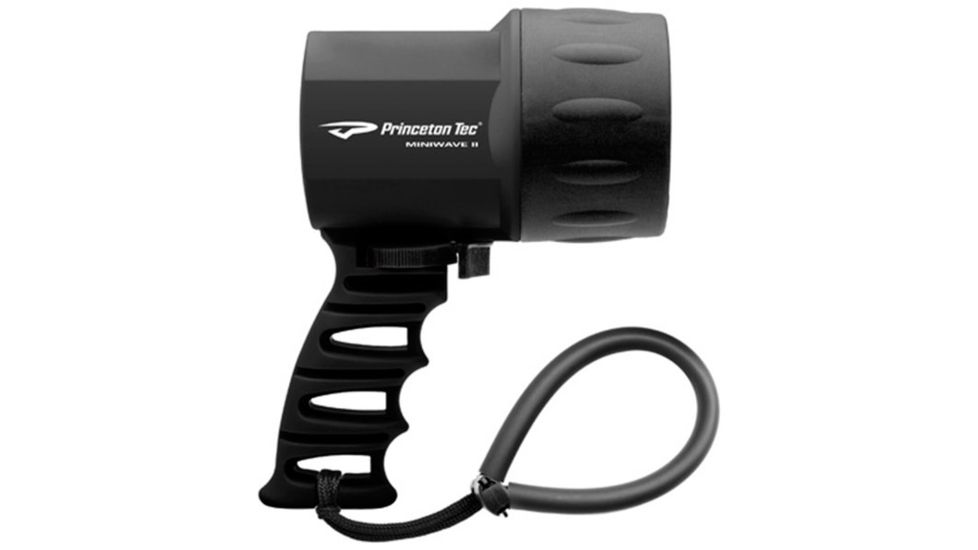 Princeton Tec Miniwave Flashlight, BLK, 390 lm, 4 x C Alkaline, TEC-4LR-BK