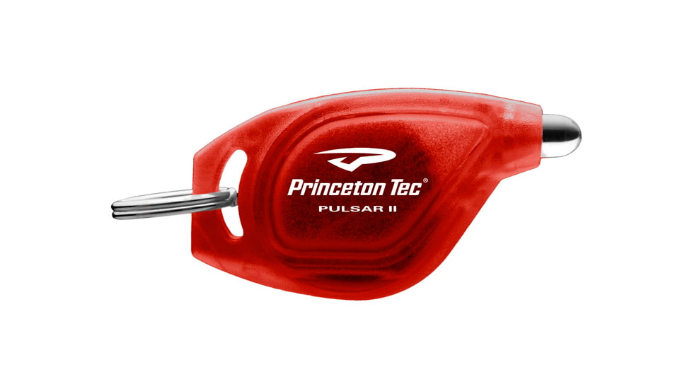 Princeton Tec Pulsar 2 LED Compact Light, Translucent Red w/ White LED