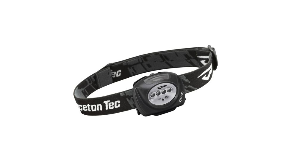 Princeton Tec Quad Headlamps, Black PT-QUA-BL-DEMO