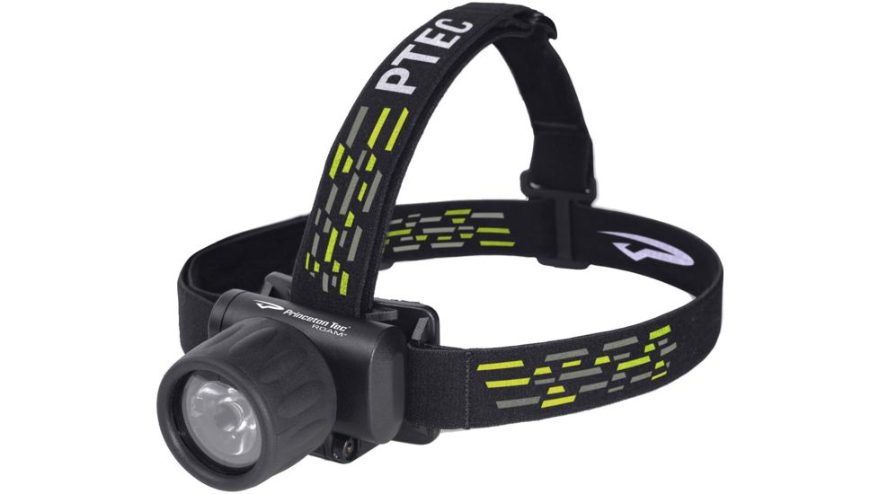 Princeton Tec Roam LED Headlamp, 100 Lumens, Black PT R1-BK