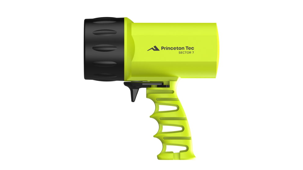 Princeton Tec Sector 7 Flashlights, White Bulb, 1600 Lumens, Neon Yellow, S722-NY