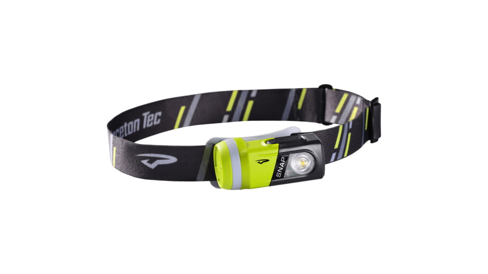 Princeton Tec Snap Modular Headlamp, Gray/Green, SNAP200K-GY