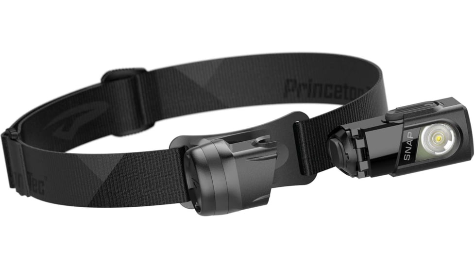 Princeton Tec SNAP Solo Headlamp, 300 Lumens, Black / Dark Gray, SNSOLO-BK/DK
