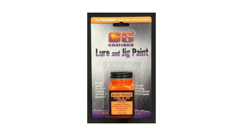 Pro-Tec Jig Paint, Blaze Orange, 4oz, 204