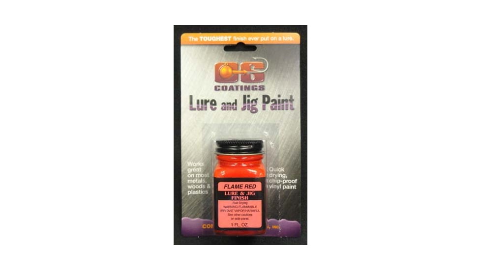 Pro-Tec Jig Paint, Flame Red, 4oz, 207