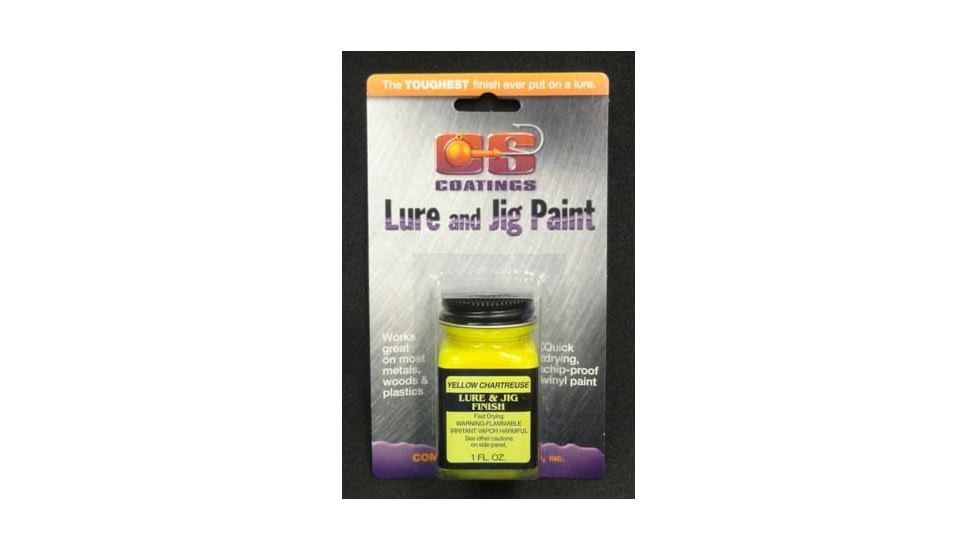 Pro-Tec Vinyl Jig Paint, Cd Yellow Chartreuse, 1oz, 202