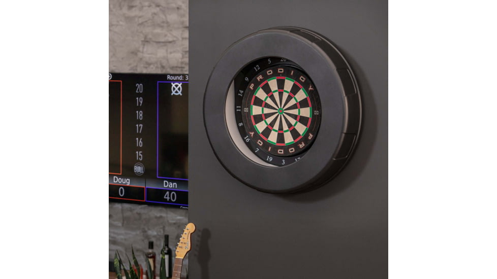 Prodigy Prodigy Auto Score Bristle Dartboard System, Black, D9000W