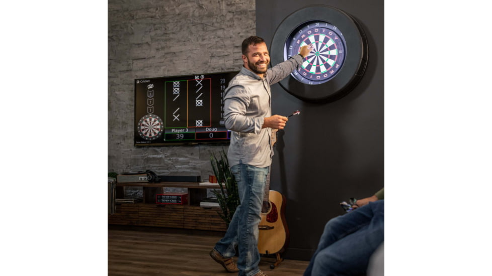 Prodigy Prodigy Auto Score Bristle Dartboard System, Black, D9000W