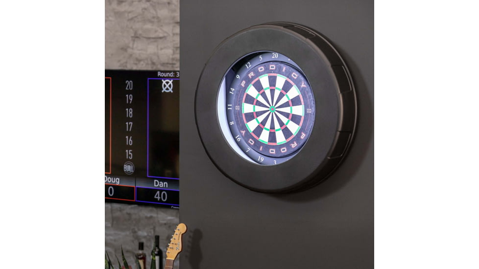 Prodigy Prodigy Auto Score Bristle Dartboard System, Black, D9000W
