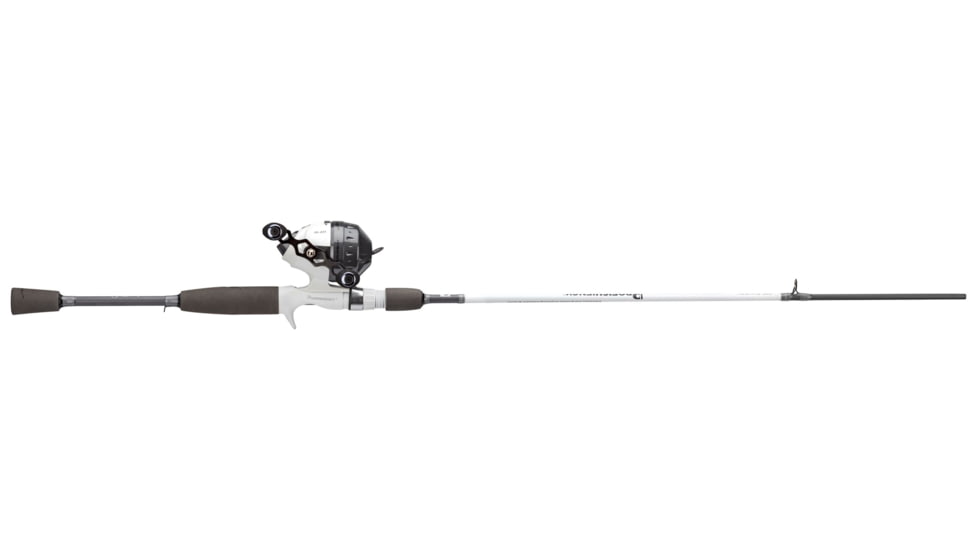 ProFISHiency 6ft3in Grey/White Spincast Combo, Multicolor, PRO63SCGW