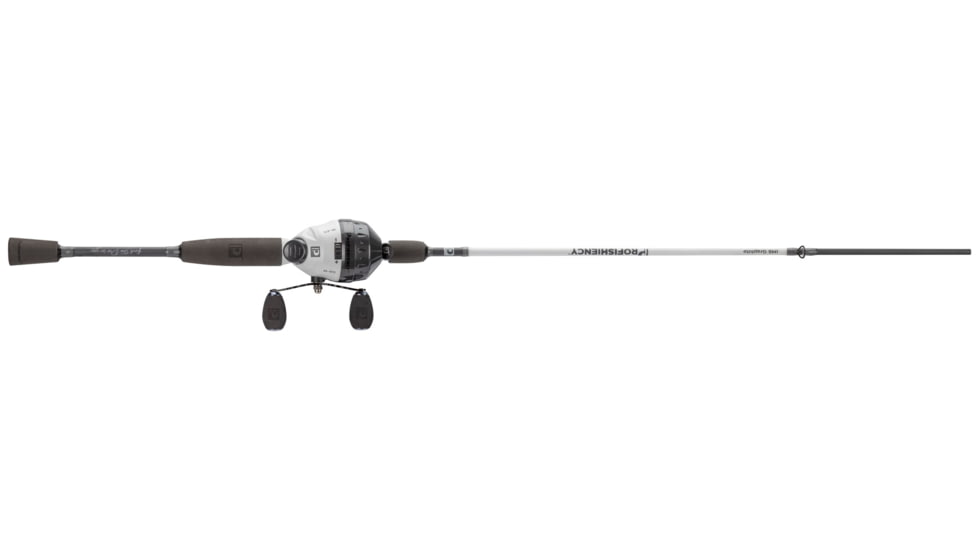 ProFISHiency 6ft3in Grey/White Spincast Combo, Multicolor, PRO63SCGW