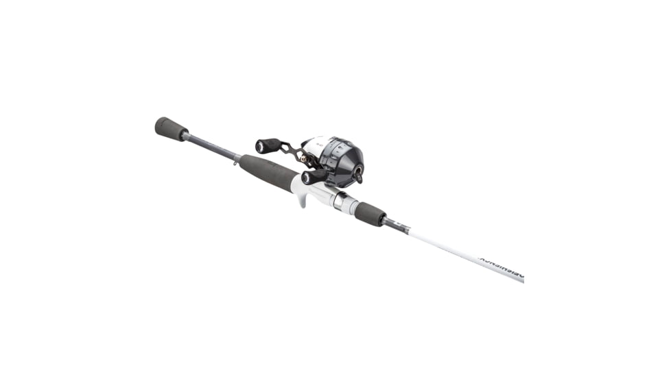 ProFISHiency 6ft3in Grey/White Spincast Combo, Multicolor, PRO63SCGW