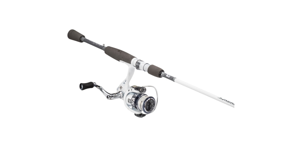ProFISHiency 6ft3in Grey/White Spinning Combo, Multicolor, PRO63SPINGW-ROW