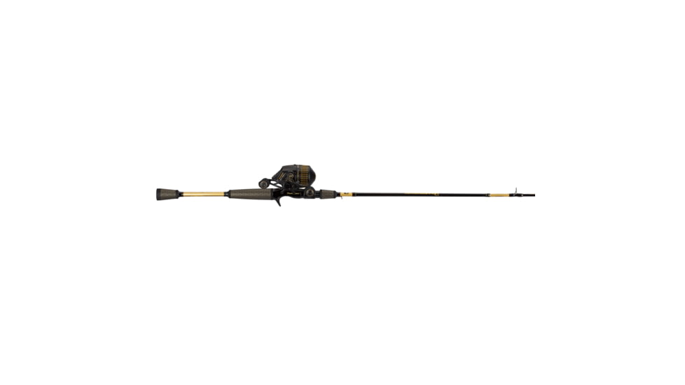ProFISHiency 6ft8in Sniper Spincast Combo, Black, Gold, Black, 2pc, SNIPERCB