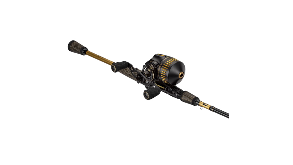 ProFISHiency 6ft8in Sniper Spincast Combo, Black, Gold, Black, 2pc, SNIPERCB