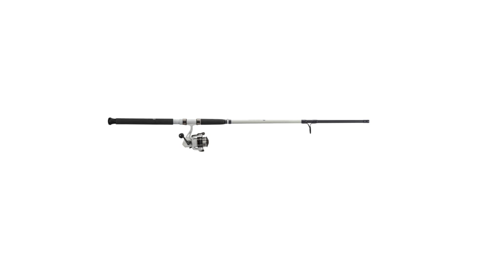 ProFISHiency 8Ft Big Fish Gray-White Spin Combo, Multicolor, BFC8GWSPIN