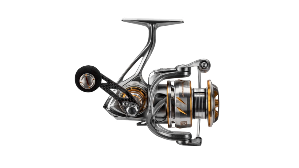 ProFISHiency A12 Spinning Reel, 6.2:1, 10+1, 32in, Ambidextrous, Silver/Gold, A12-2KSG