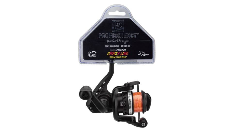 ProFISHiency Crazy Line Spinning Reel 1000 Size, Multicolor, PROCRAZY1