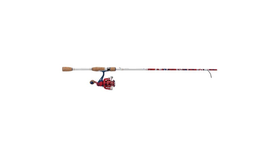 ProFISHiency Krazy Americana Spinning Combo, 7ft, 1pc, Medium, 6.2-1, 6+1, AMERS7MFC