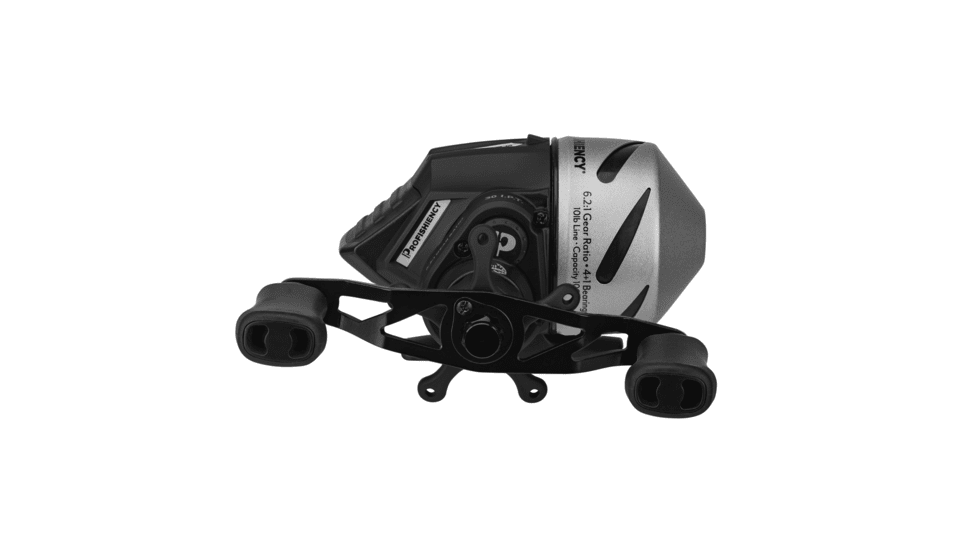 ProFISHiency Sniper Economy Spincast Reel, 6.2-1, 4+1, Black/Silver, SNIPEREREEL-C