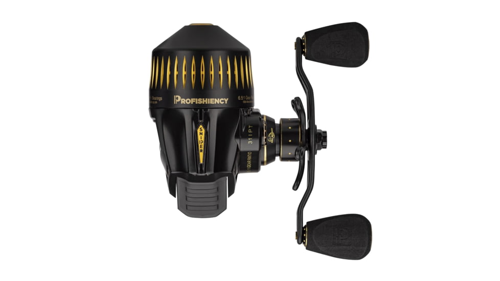 ProFISHiency Sniper Spincasting Reel, 6.5:1, 12+1, Right, Black, SNIPERRB