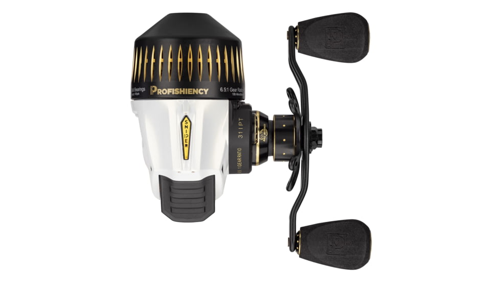 ProFISHiency Sniper Spincasting Reel, 6.5:1, 12+1, Right, White, SNIPERRW