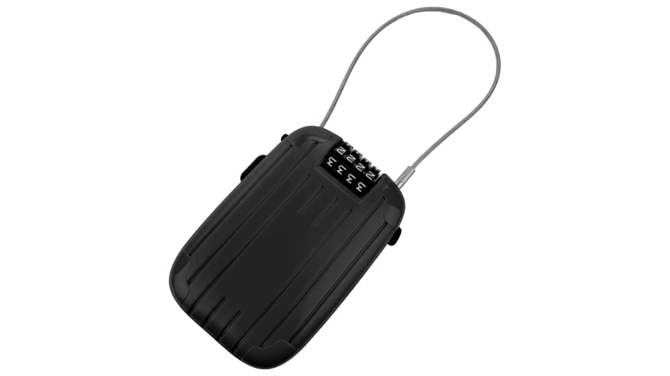 Propel Paddle Retractable Retractable Combination cable Lock, Black, 7', SLPG54541