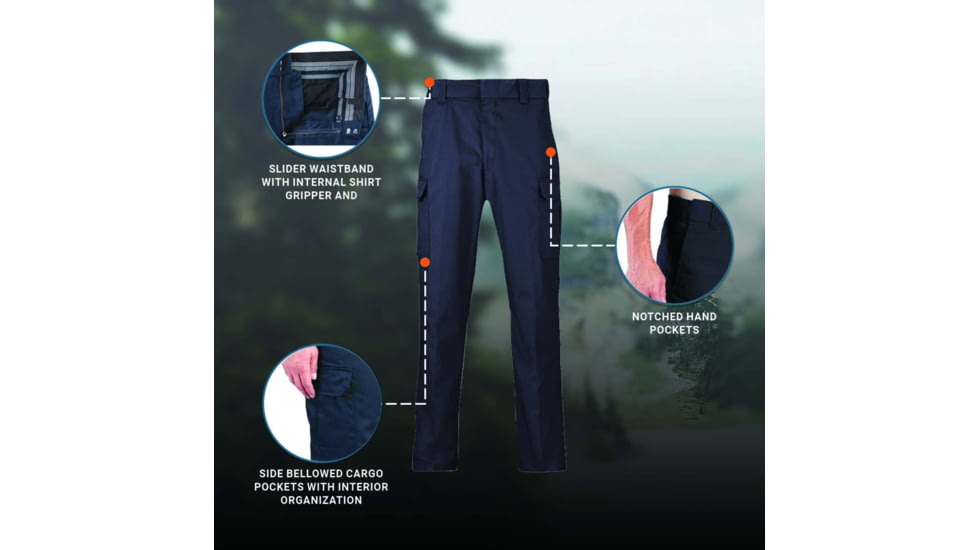 Propper Duty Cargo Ripstop Pants - Mens, Midnight Navy, 54X37, F52925041454X37