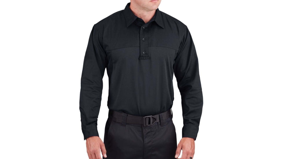 Propper Duty Uniform Armor Long Sleeve Shirt - Mens, Midnight Navy, Small, Regular, F538750414S2