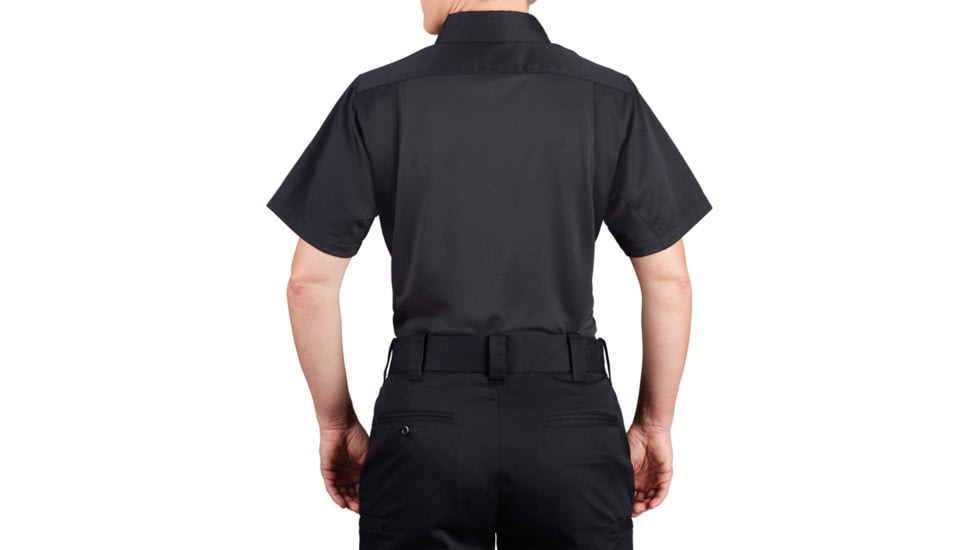 Propper Duty Uniform Armor Short Sleeve Shirt - Womens, Black, L, F581150001L