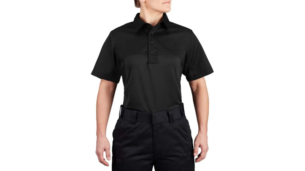 Propper Duty Uniform Armor Short Sleeve Shirt - Womens, Black, L, F581150001L