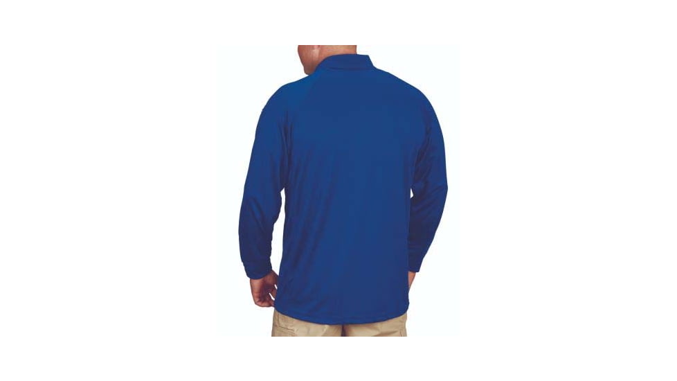 Propper Snag Free Long Sleeve Polo - Mens, Cobalt Blue, S, F53620A452S