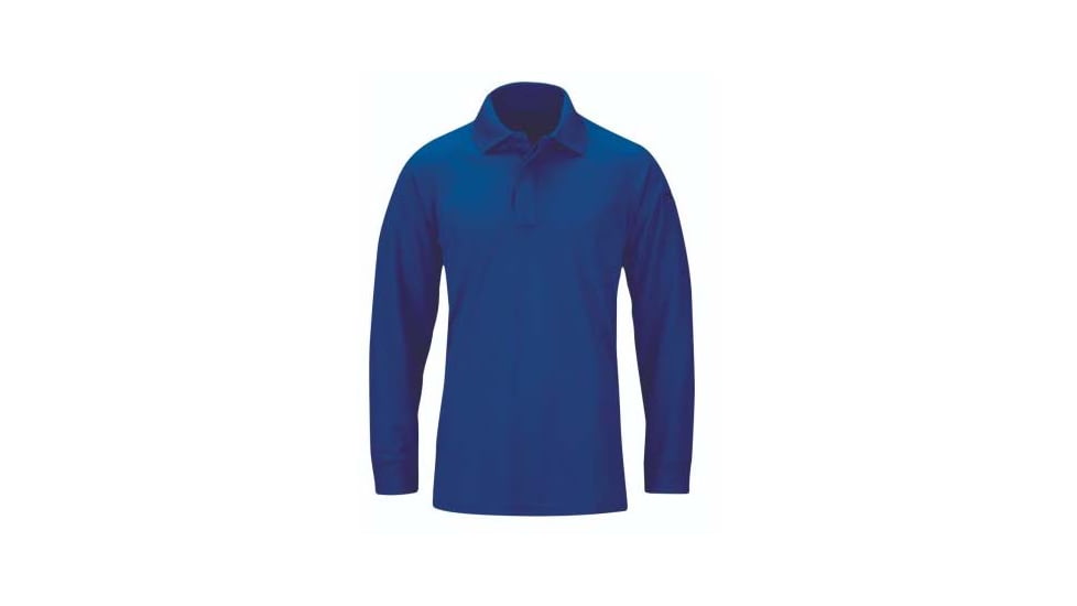 Propper Snag Free Long Sleeve Polo - Mens, Cobalt Blue, S, F53620A452S