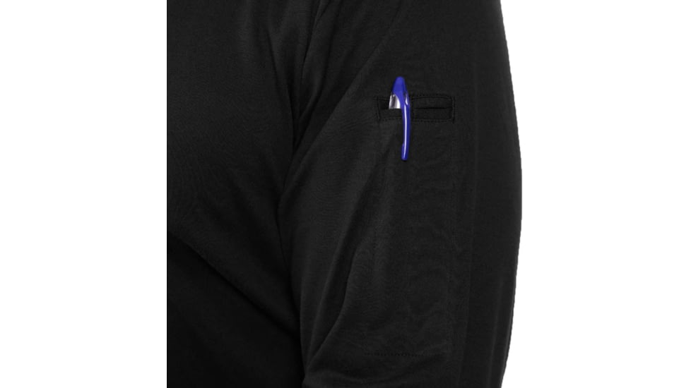 Propper Uniform Cotton Long Sleeve Polo - Womens, Black, XS, F58235N001XS