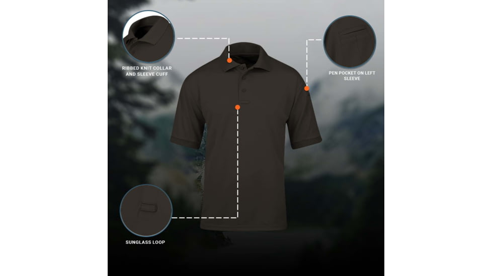 Propper Uniform Short Sleeve Polo - Womens, Brown, 3XL, F53834C2323XL