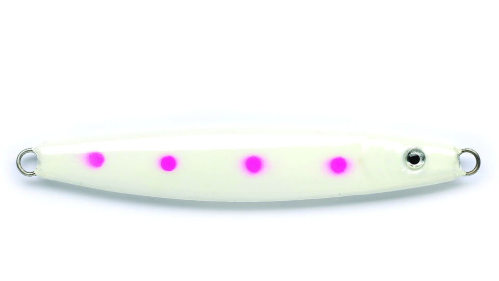 Pucci Chovy Jig, 2 oz, Glow Pink Spots, PUC2-07