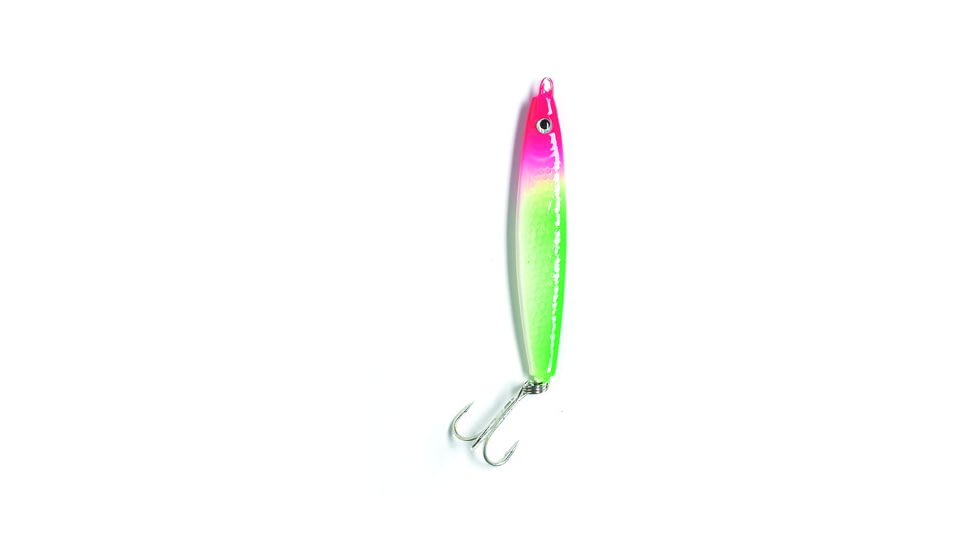 Pucci Chovy Jig, 2 oz, Green Glow Red Head, PUC2-18-D060-H.ORCHT