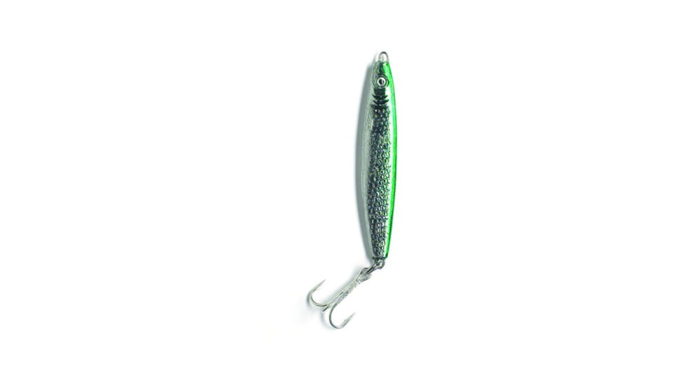 Pucci Chovy Jig, 2 oz, Silver Green Back, PUC2-17-D060-MGR