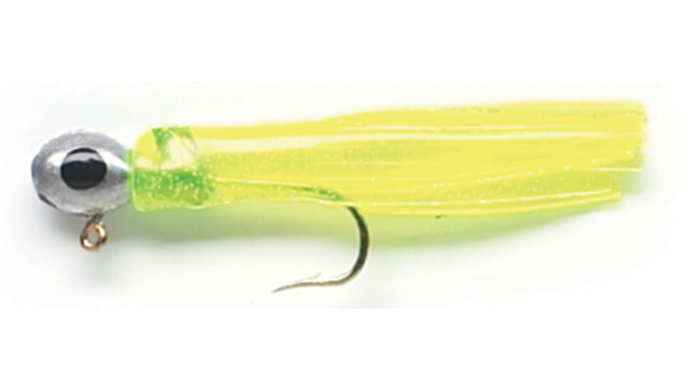 Pucci Mini Jig 1/16oz Chartreuse 3pk, MJ116-013