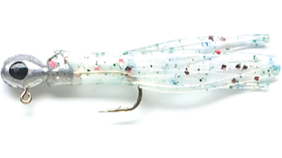 Pucci Mini Jig 1/32oz Clear/Sparkle 3pk, MJ132-004