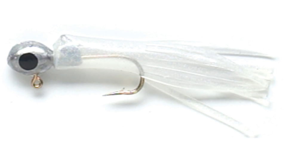 Pucci Mini Jig 1/32oz Pearl/White 3pk, MJ132-003