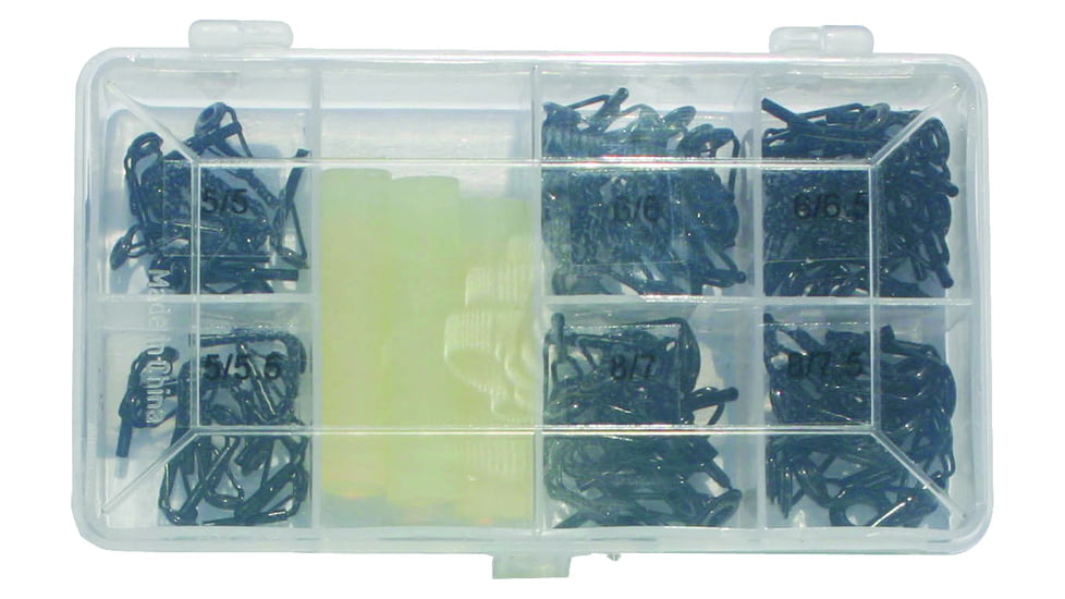 Pucci Rod Tip Assortment Kit w/Glue, 5-5.5/6-6.5/7-7.5, 87 Pieces, RTA-87