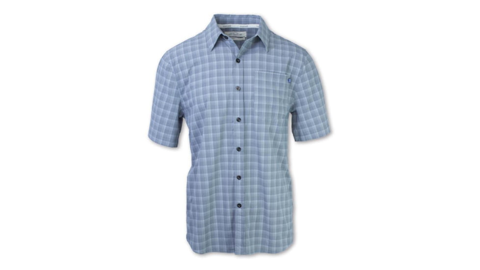 Purnell 4-Way Stretch Quick Dry Plaid - Mens, Light Grey, Small, 10104613-018-S