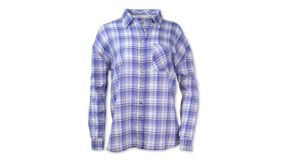Purnell Boyfriend Shirt - Womens, Blue, Extra Small, 10204605-430-XS